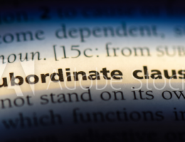 subordinate clause